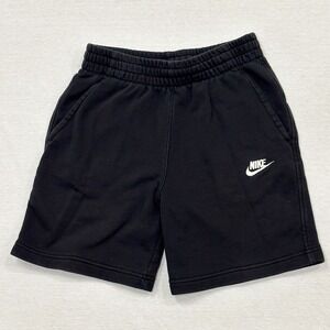 Nike Club Fleece Shorts Black Youth Large Big Kids